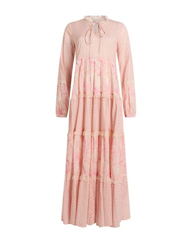 Woman Maxi dress Pink Size 10 Cotton