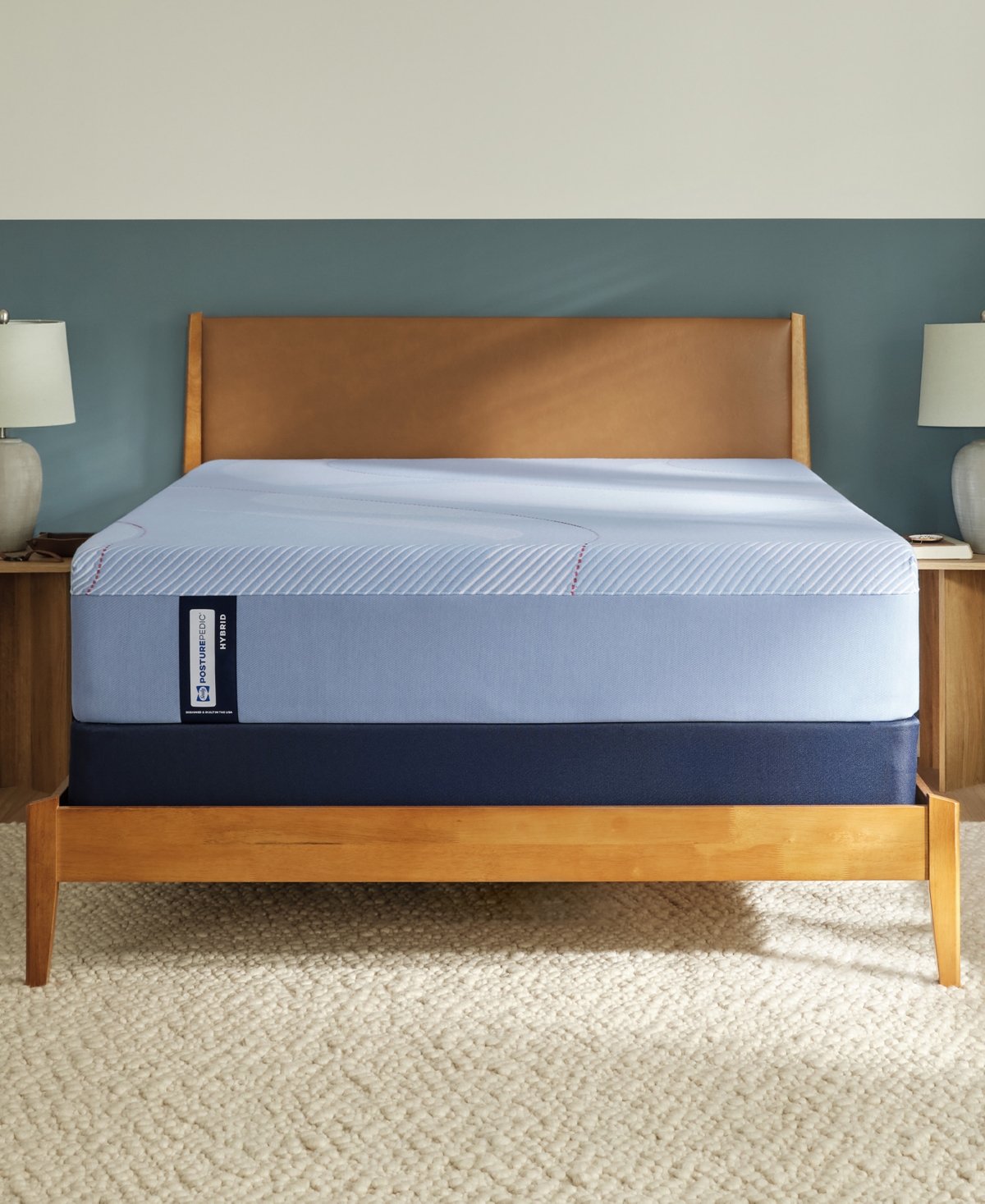 "Posturepedic Hybrid Edelston 12"" Medium Tight Top Mattress - Queen"