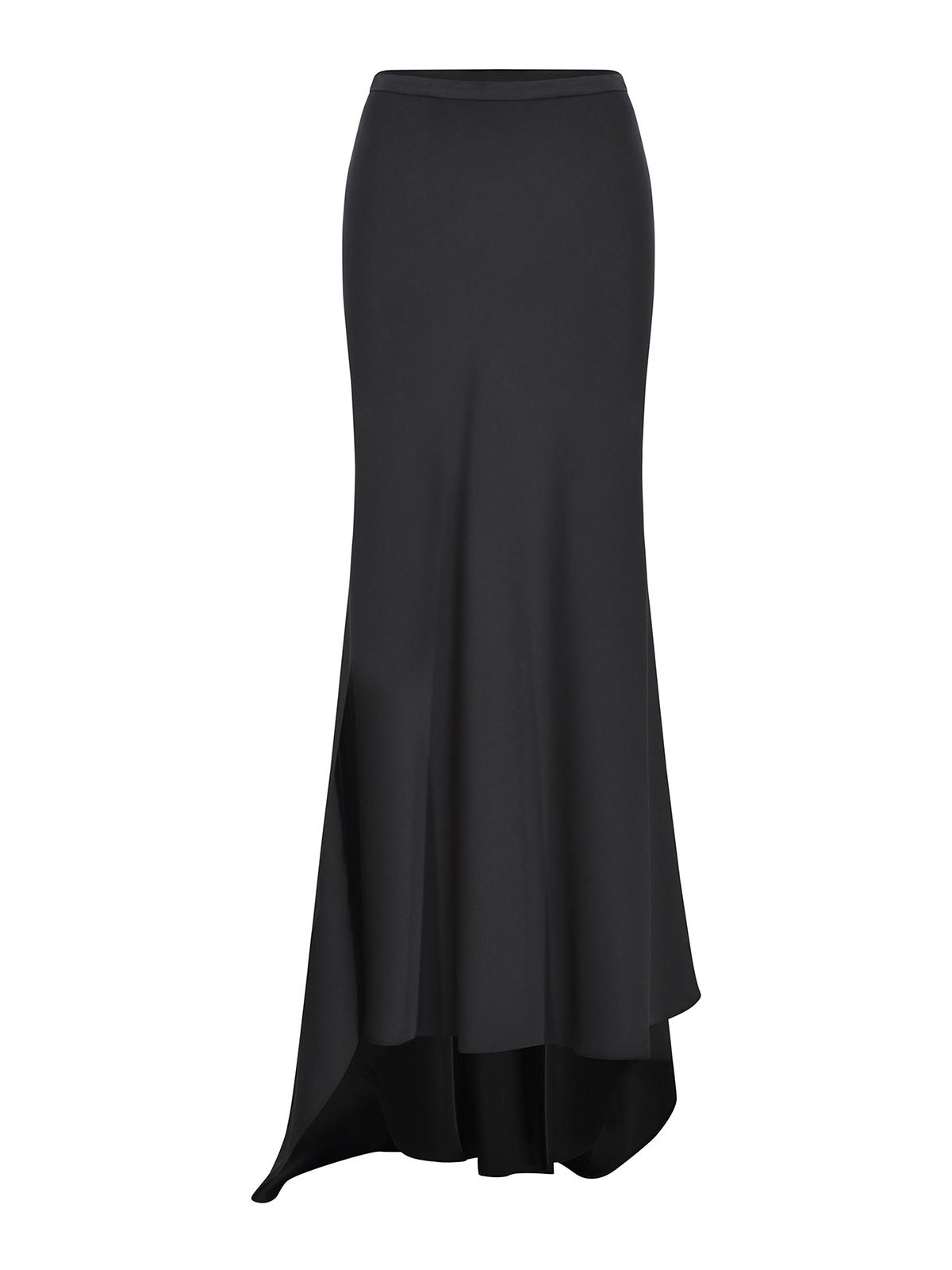 Black Satin Skirt