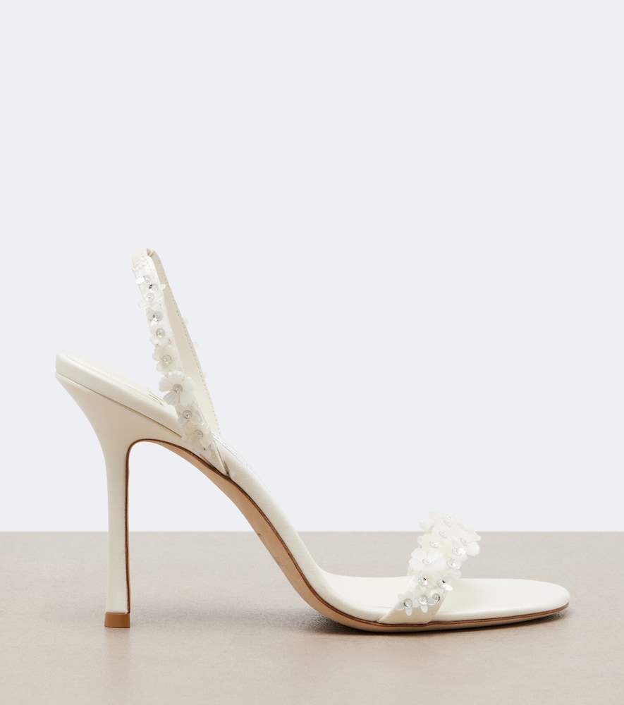 Jenn embellished slingback sandals