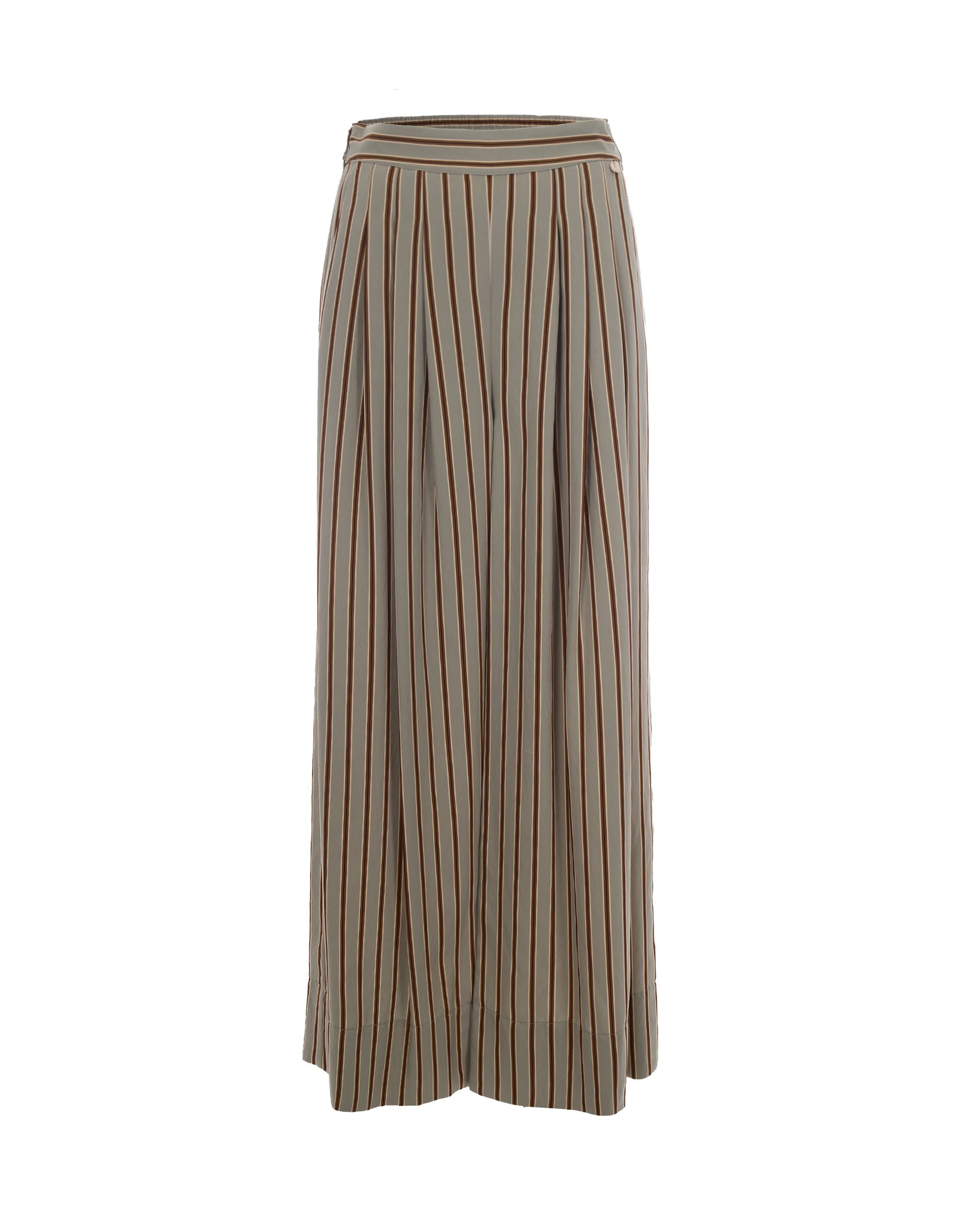 Ryon Righe Trousers — Green