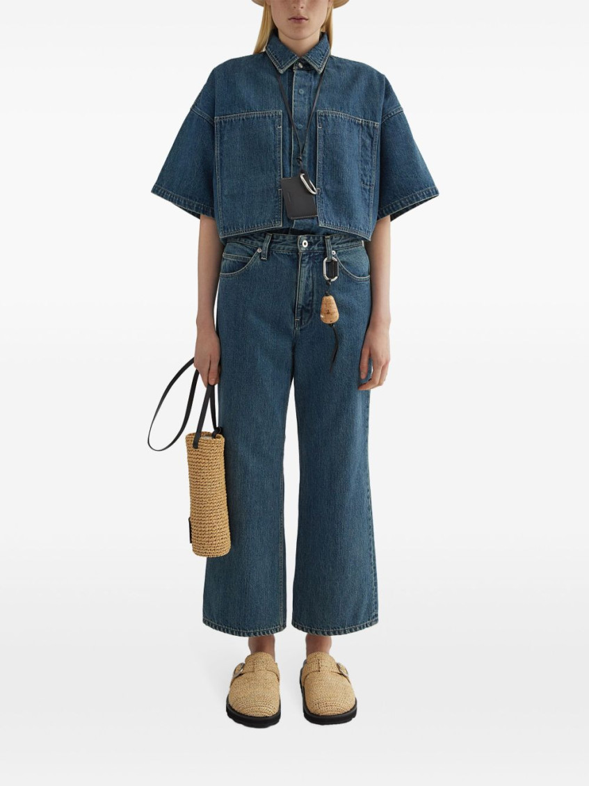 JIL SANDER- Denim Wide-leg Jeans
