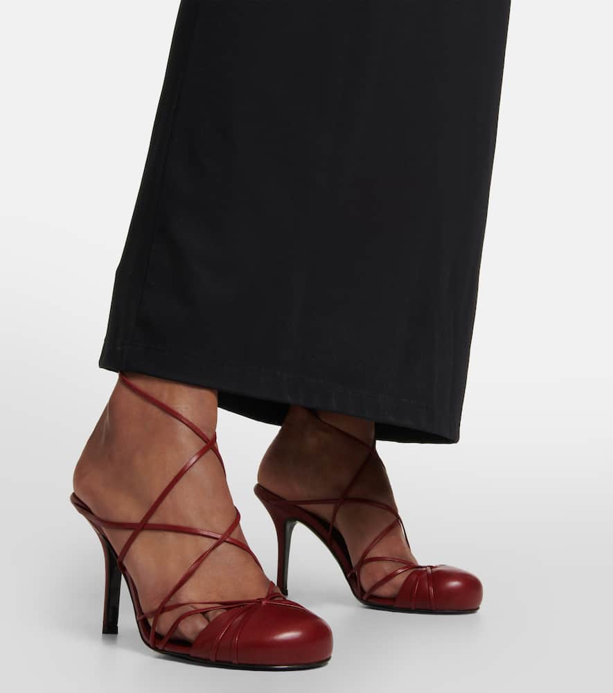 The Row Joan leather pumps