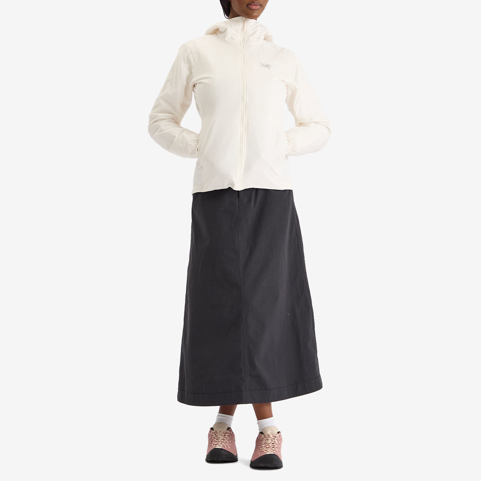 Women's Atom Hoody in Arctic Silk