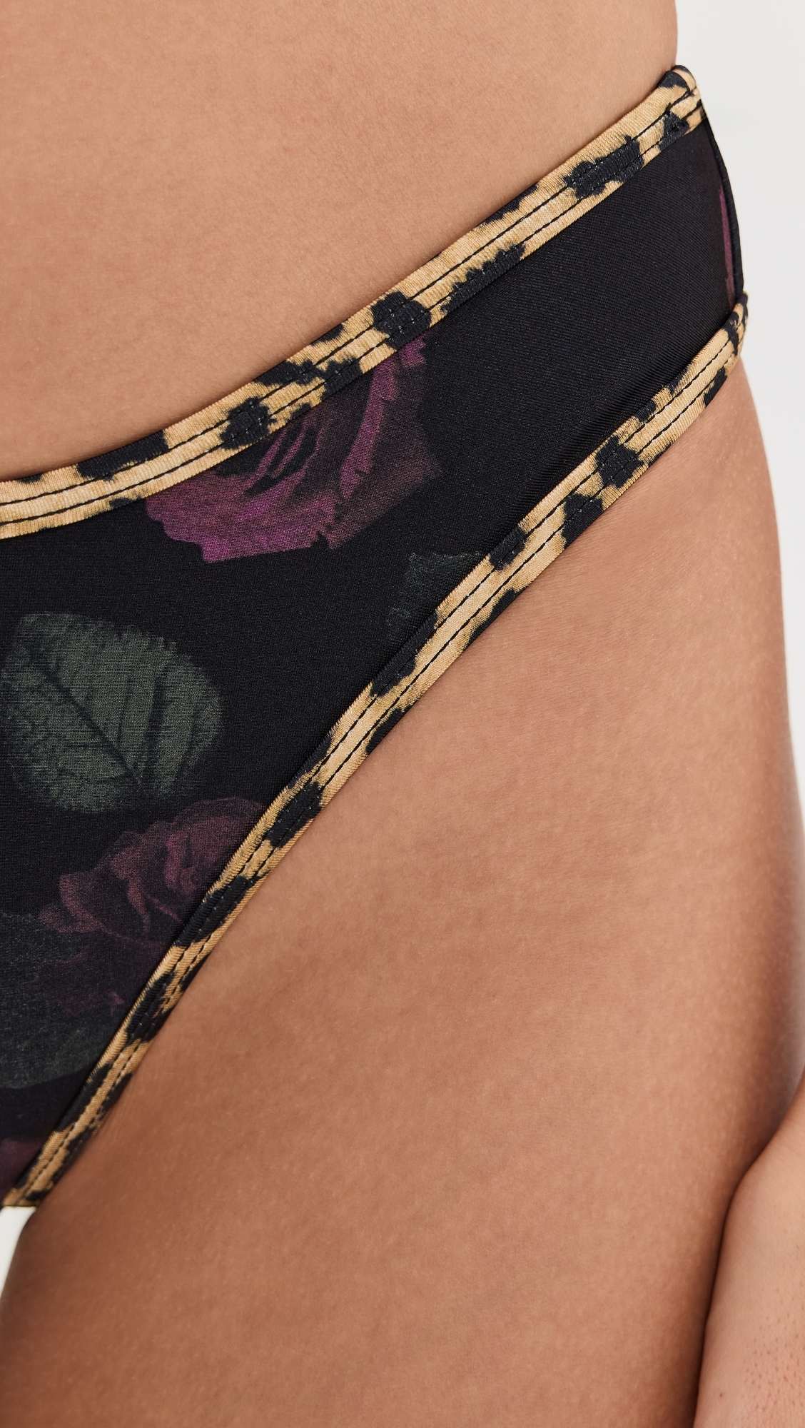 Reversible Good 90s Bikini Bottoms Lucky Roses