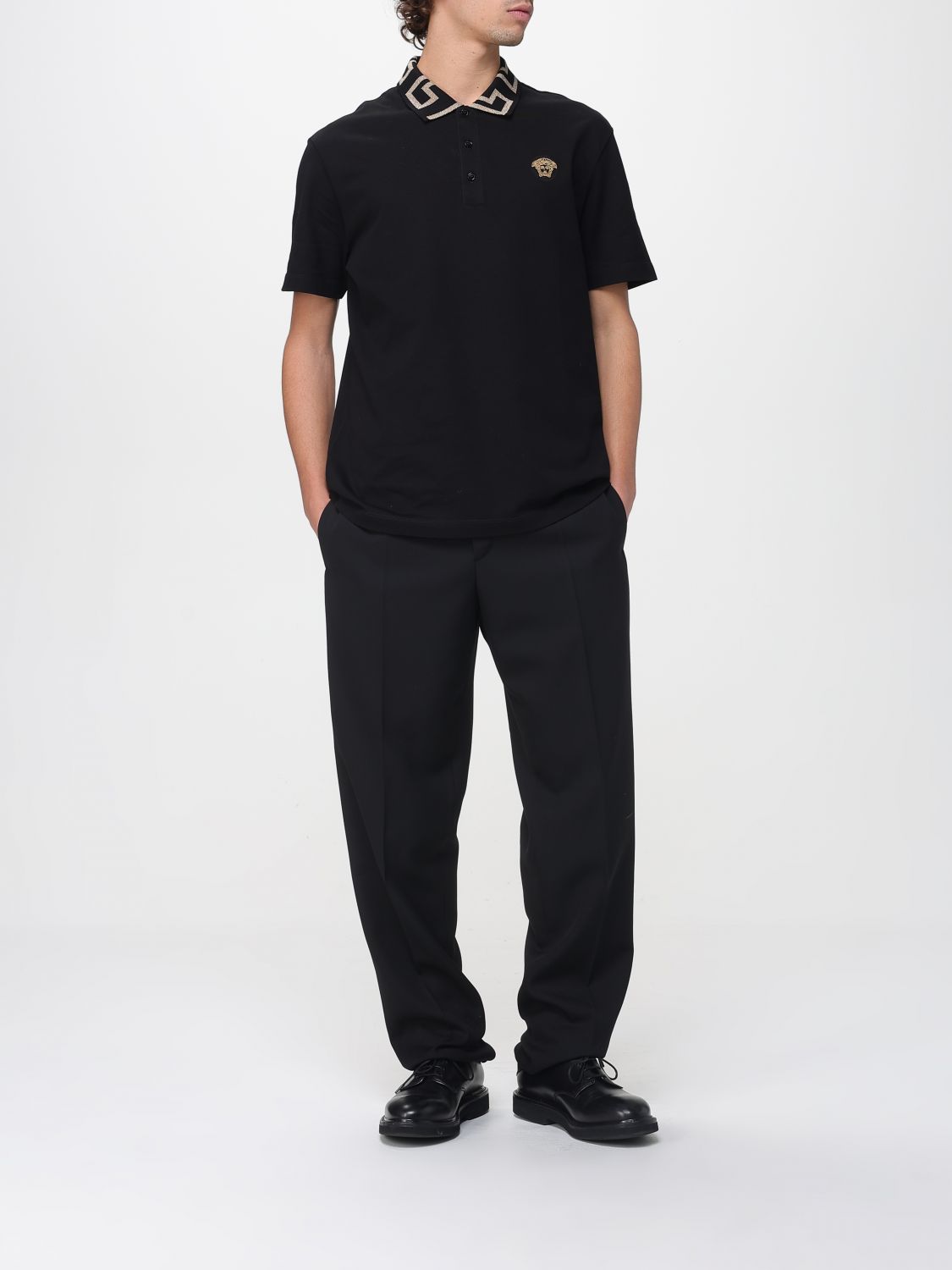 Pants Men color Black
