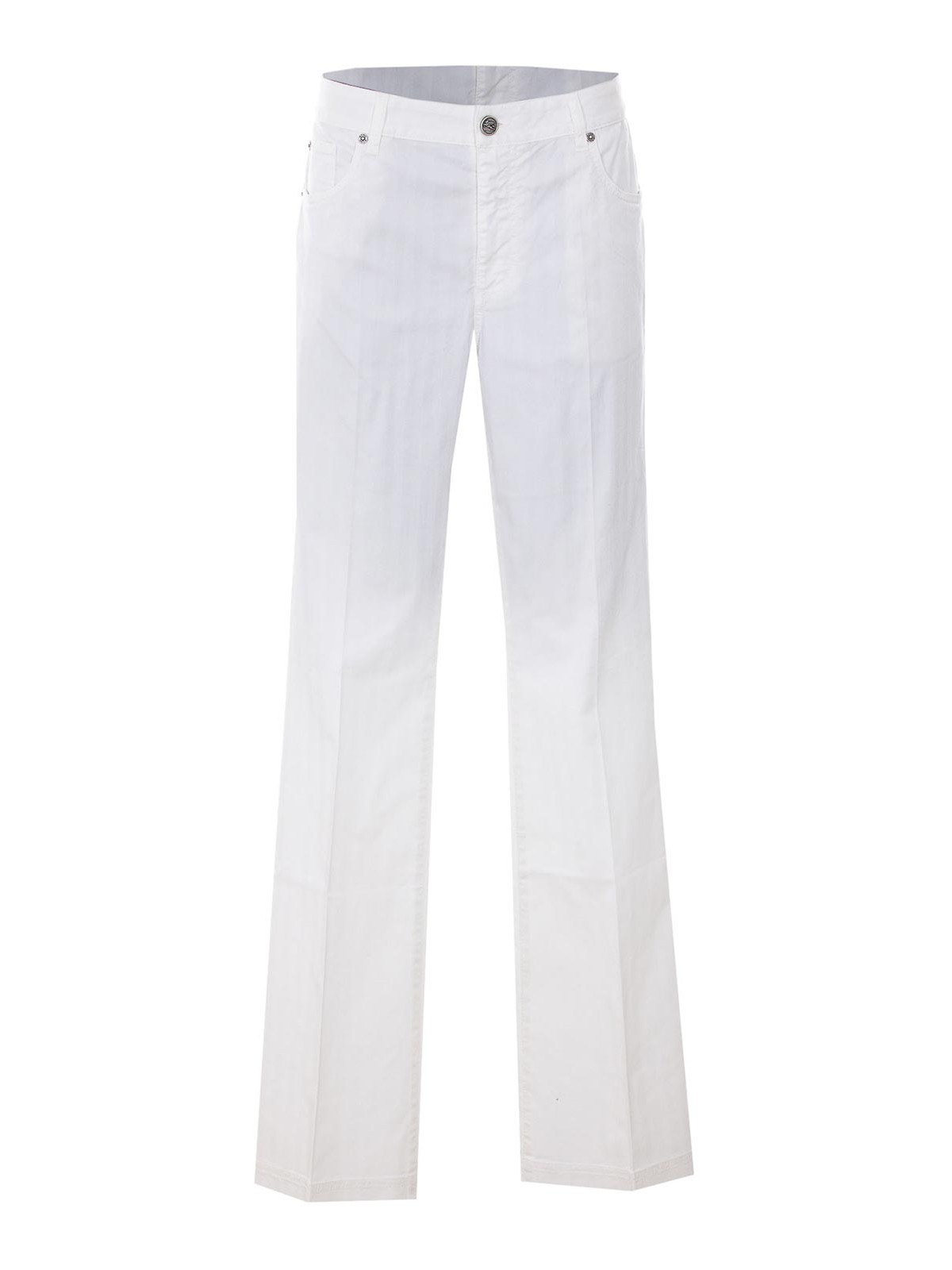 Etro - pegaso embroidery flared denim trouser