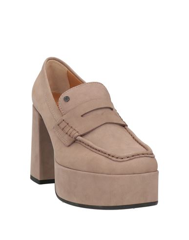 Woman Loafers Grey Size 10 Leather