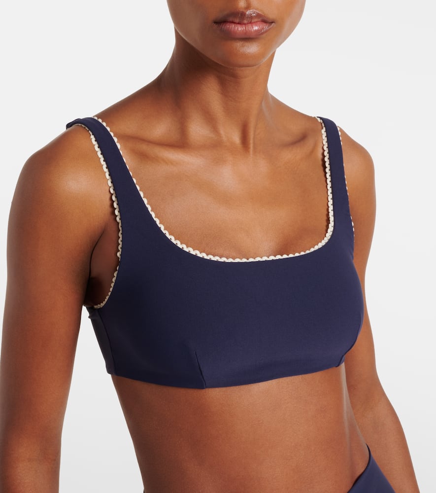 Maison scalloped sports bra