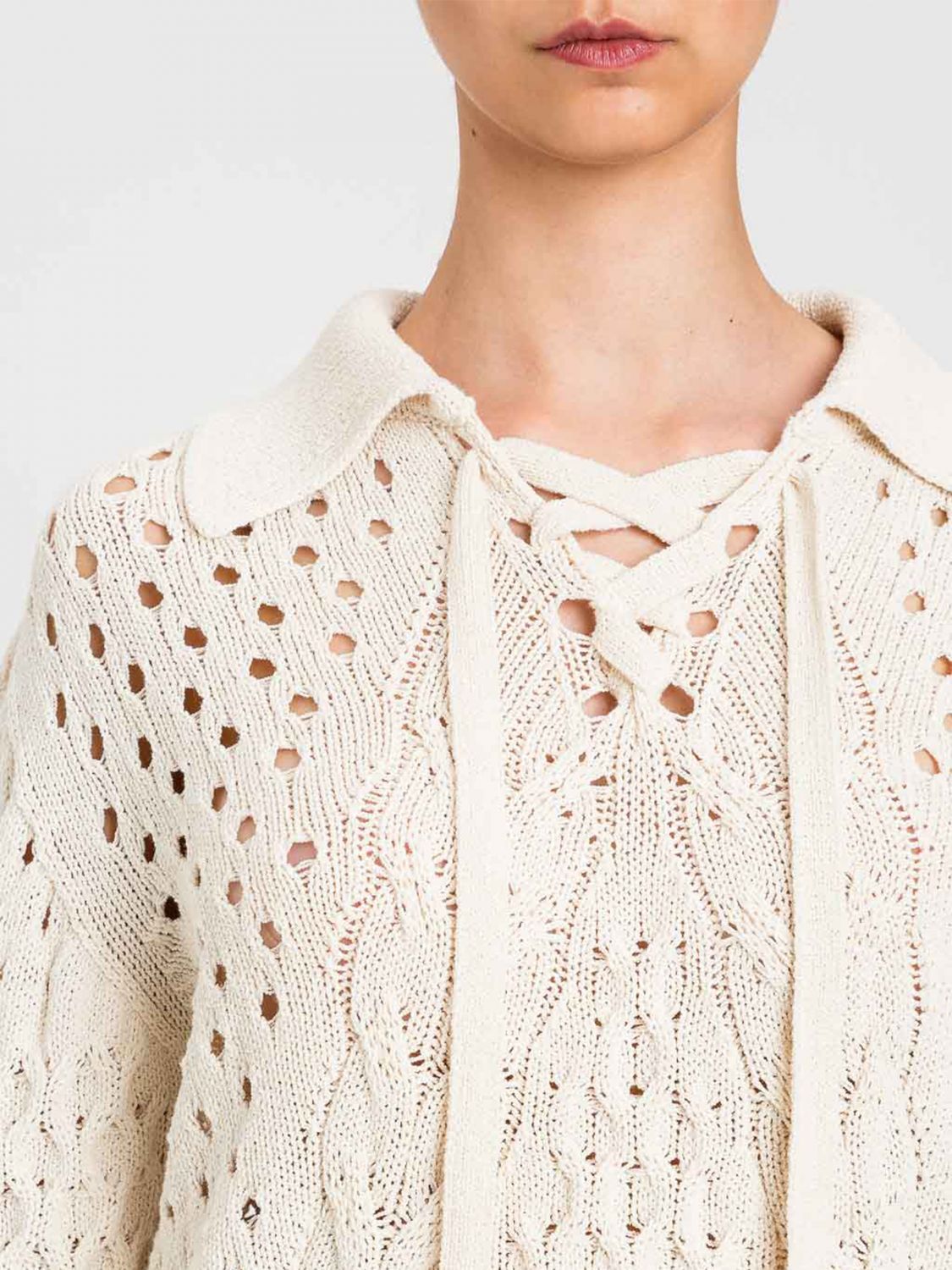 Sweater Woman color Yellow Cream