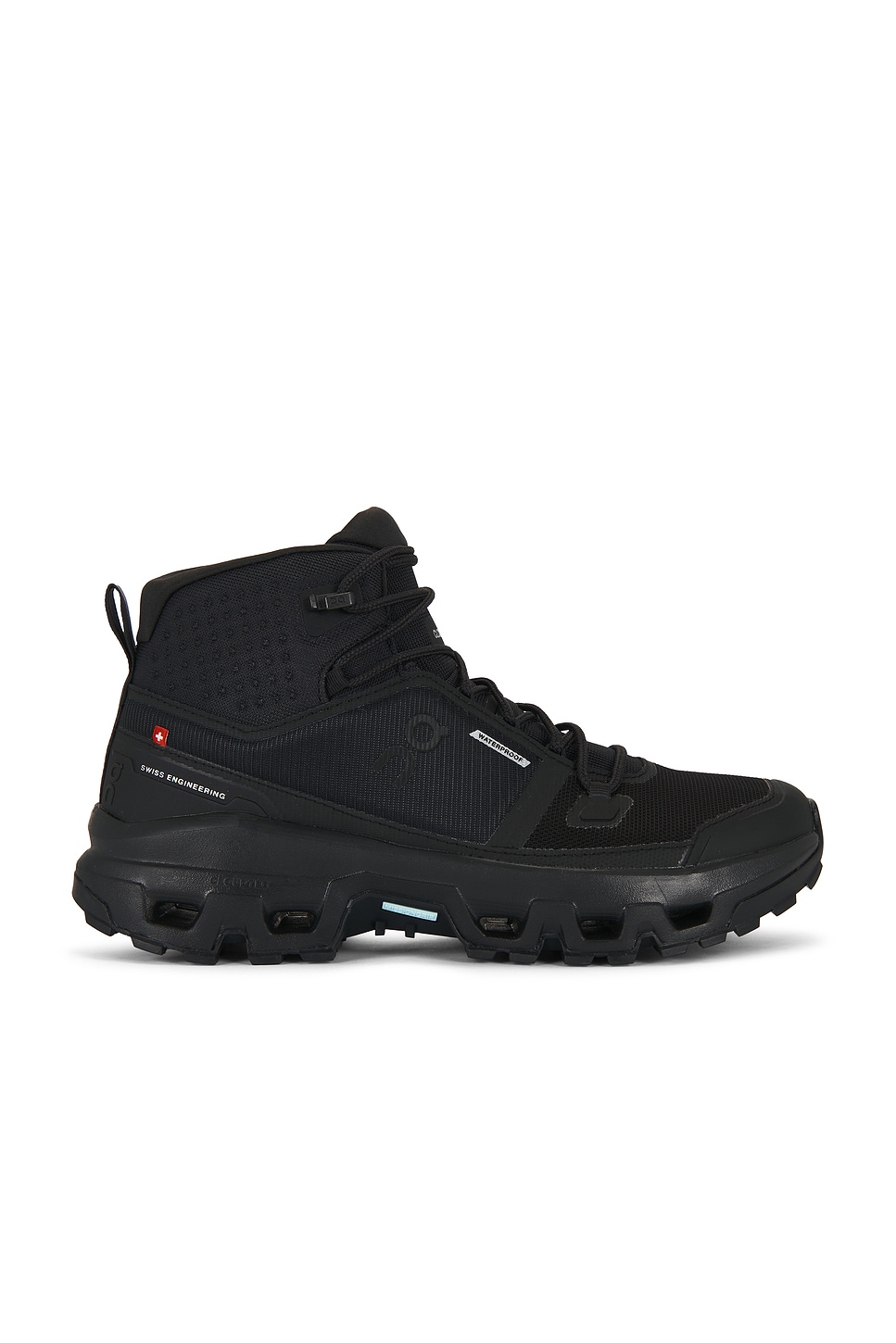 On SNEAKERS CLOUDROCK MID WP in Schwarz & Schwarz - Black. 10 also