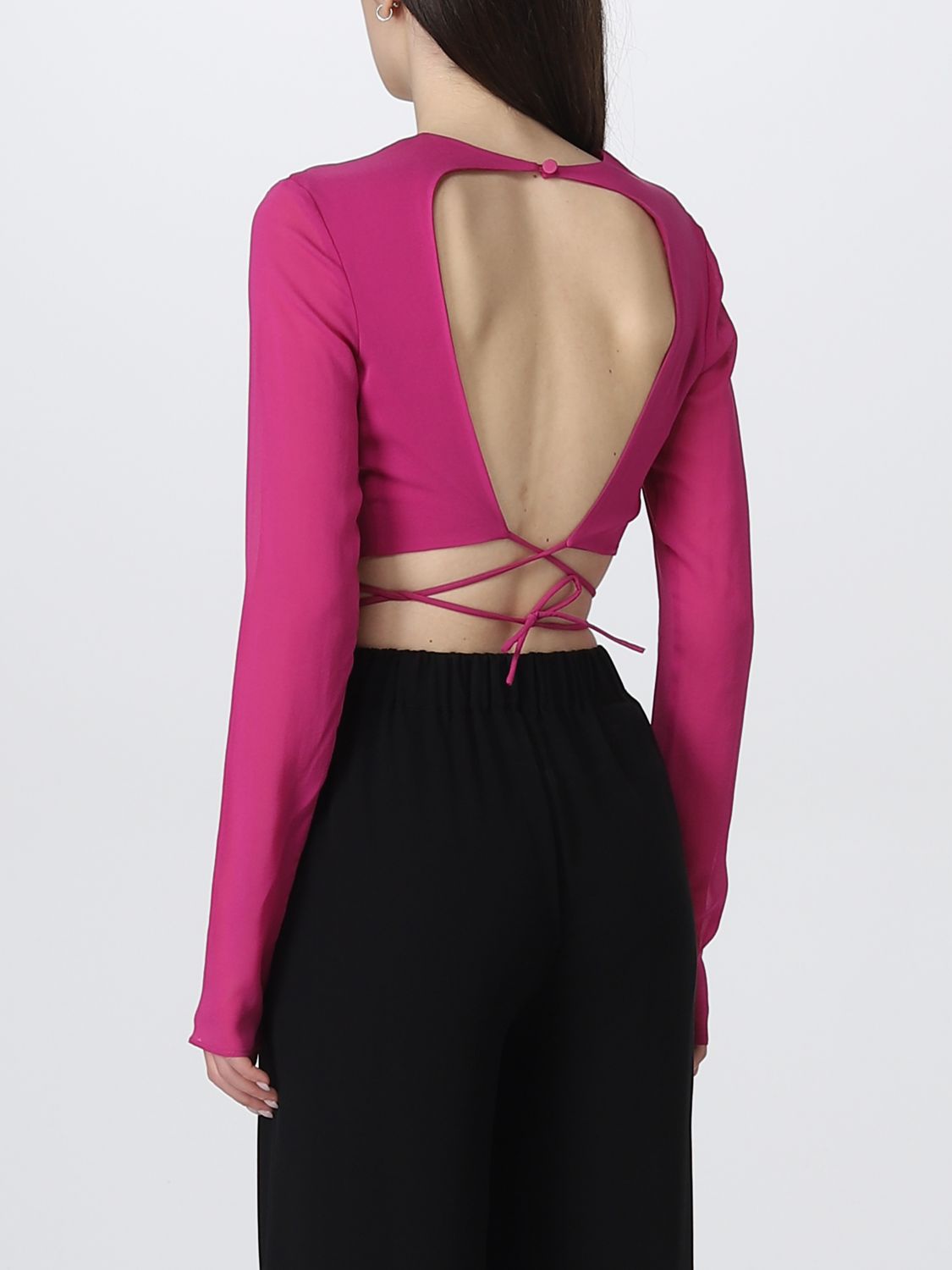 Sweater Woman color Cyclamen