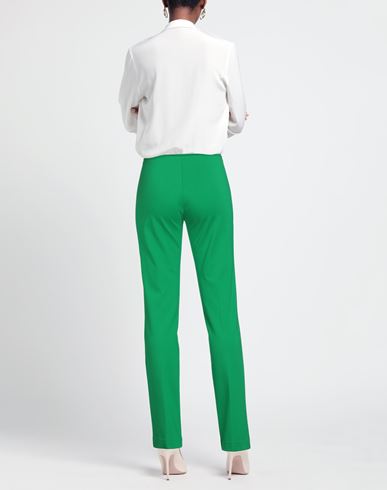 Woman Pants Green Size 12 Viscose, Nylon, Elastane