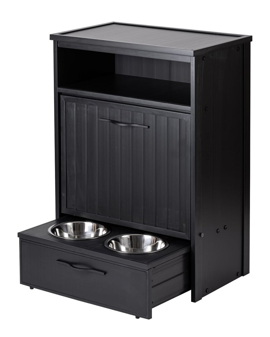 New Age Pet Ecoflex Dog Food Pantry Double Dog Bowl