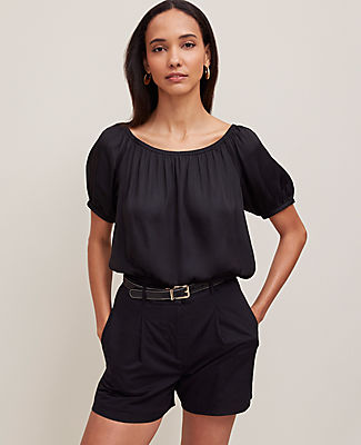 Ann Taylor Bubble Hem Top