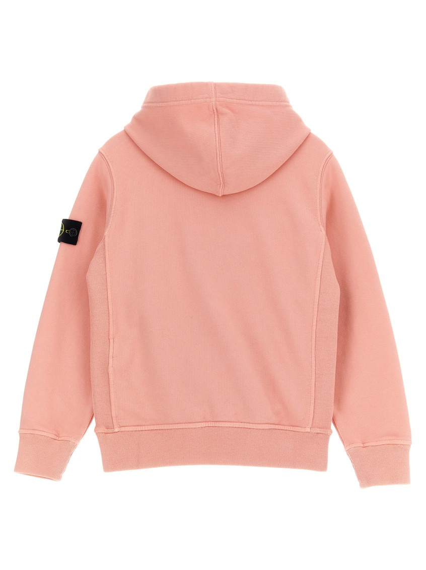 Boys Pink Logo Hoodie