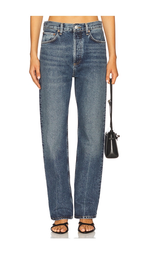 Agolde Women's Ca Straight Low-Waist Jeans By Fran in Blue | Size 24 | A9157E1206