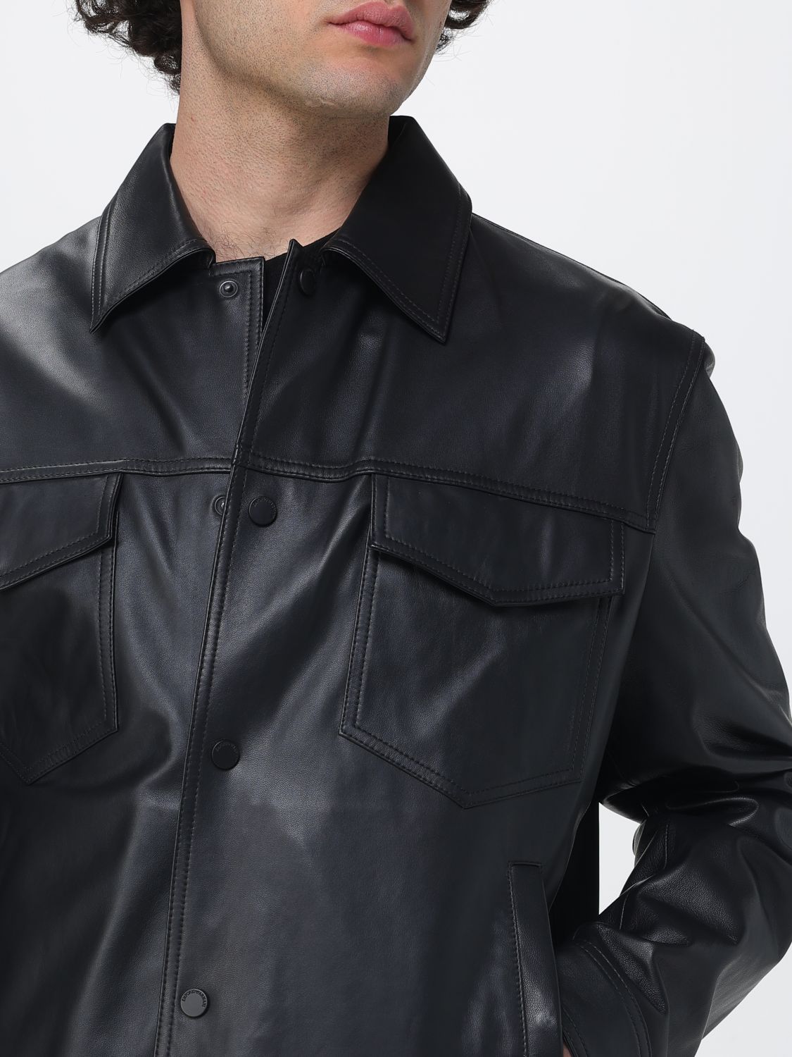 Jacket Men color Black