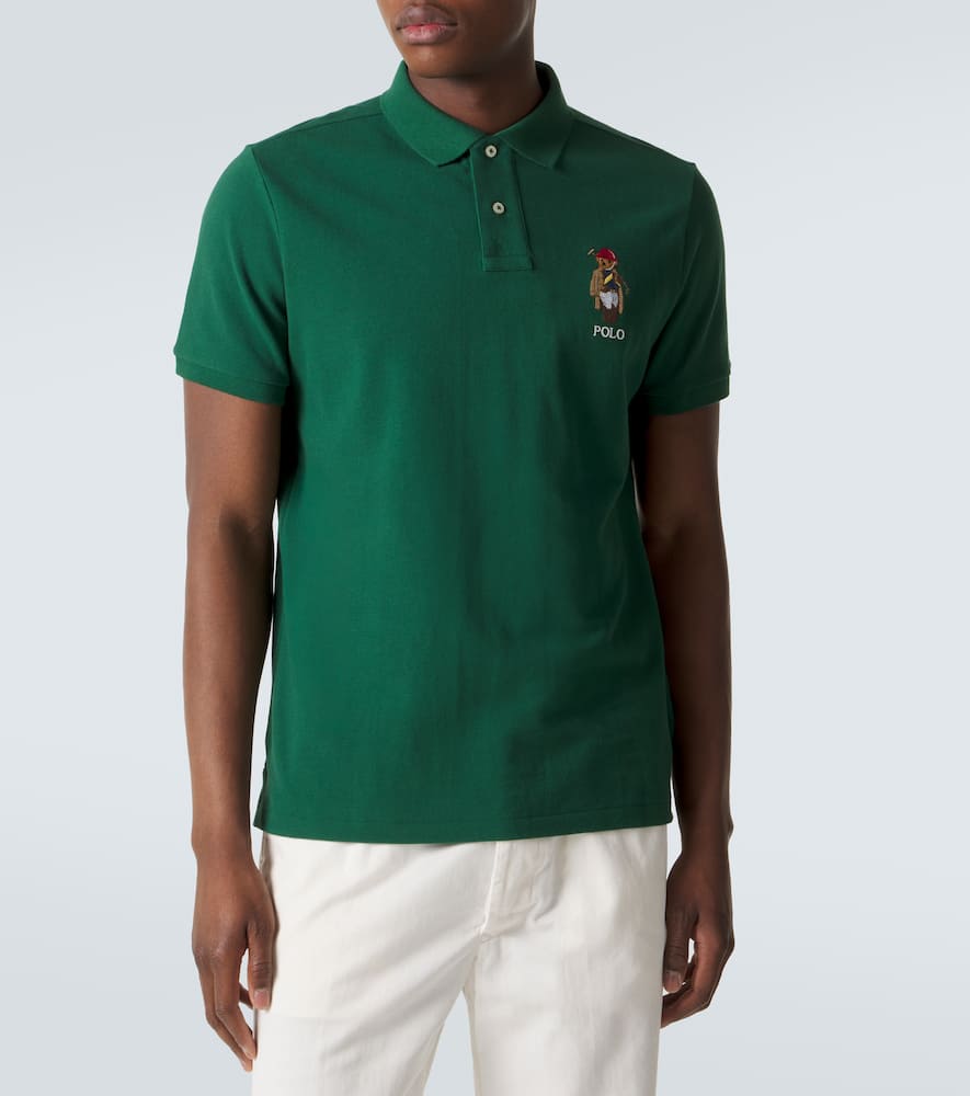 Polo Bear cotton piqué polo shirt