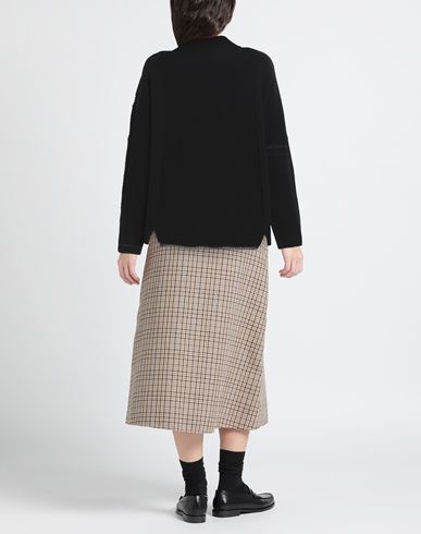 Woman Turtleneck Black Size S Wool, Nylon