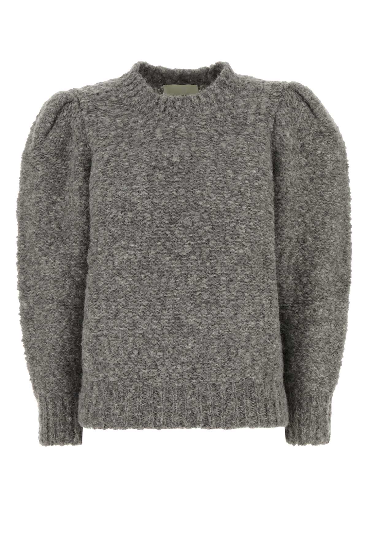 Grey Alpaca Blend Emma Sweater