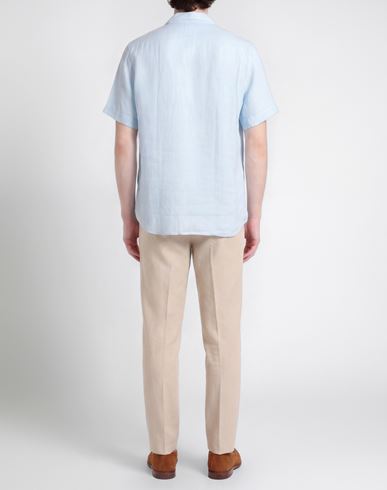 Man Shirt Sky blue Size 15 ½ Linen