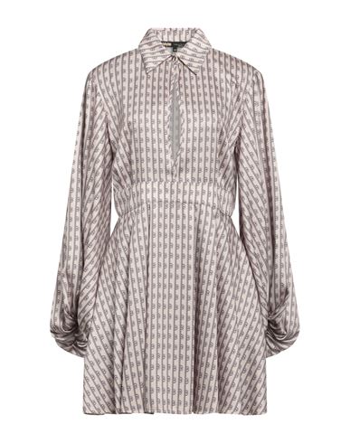 Babylon Collection Woman Mini dress Beige Size 8 Polyester