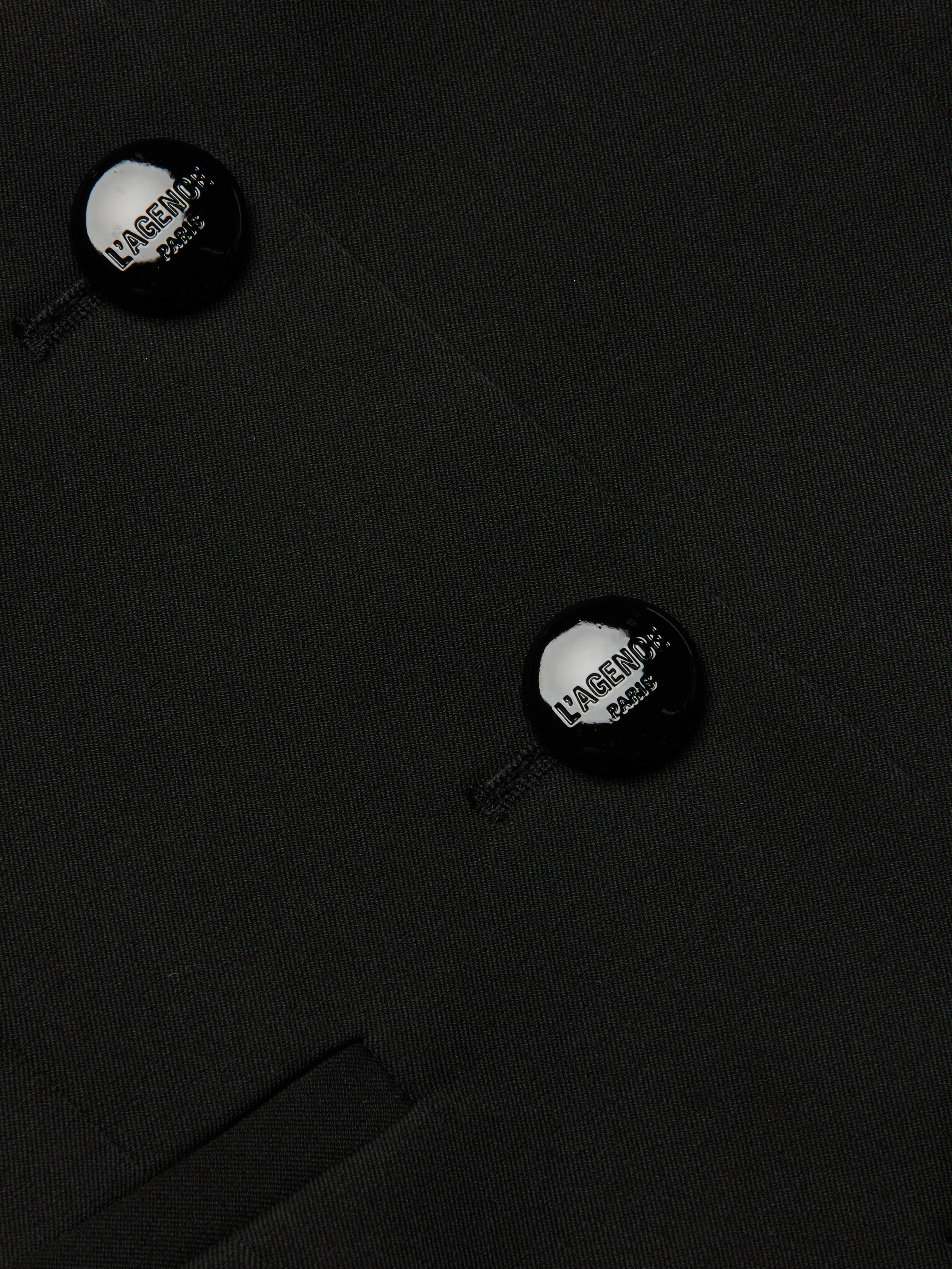 Ingrid Blazer Top In Black