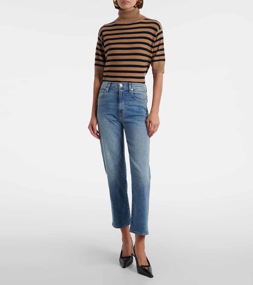 London cropped straight jeans