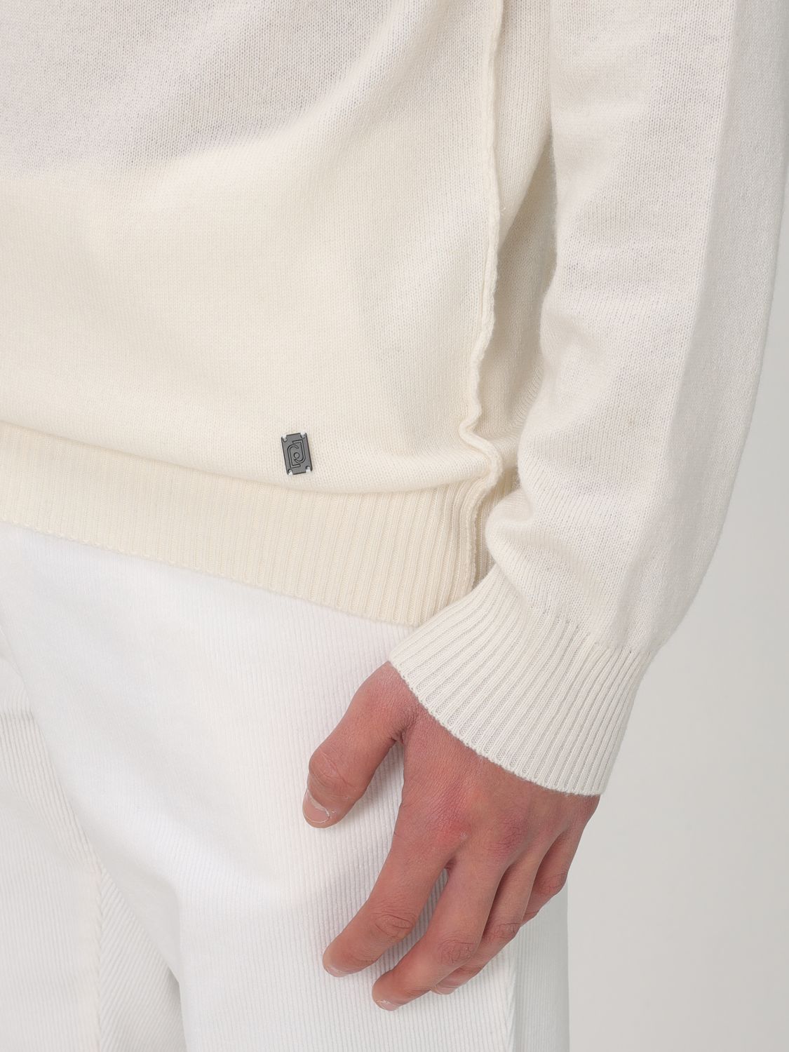 Sweater Men color Yellow Cream