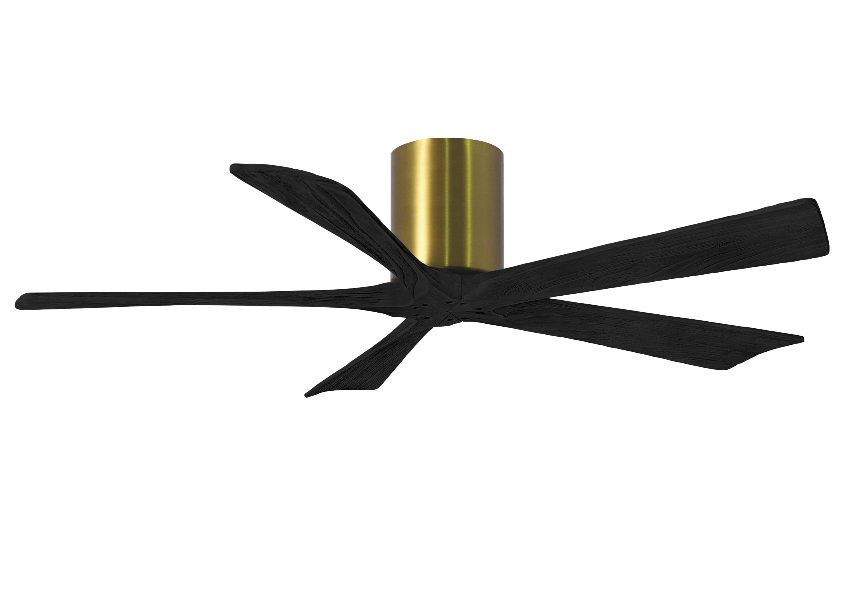 Irene 6-Speed " Ceiling Fan in Brushed Brass with Matte Black blade