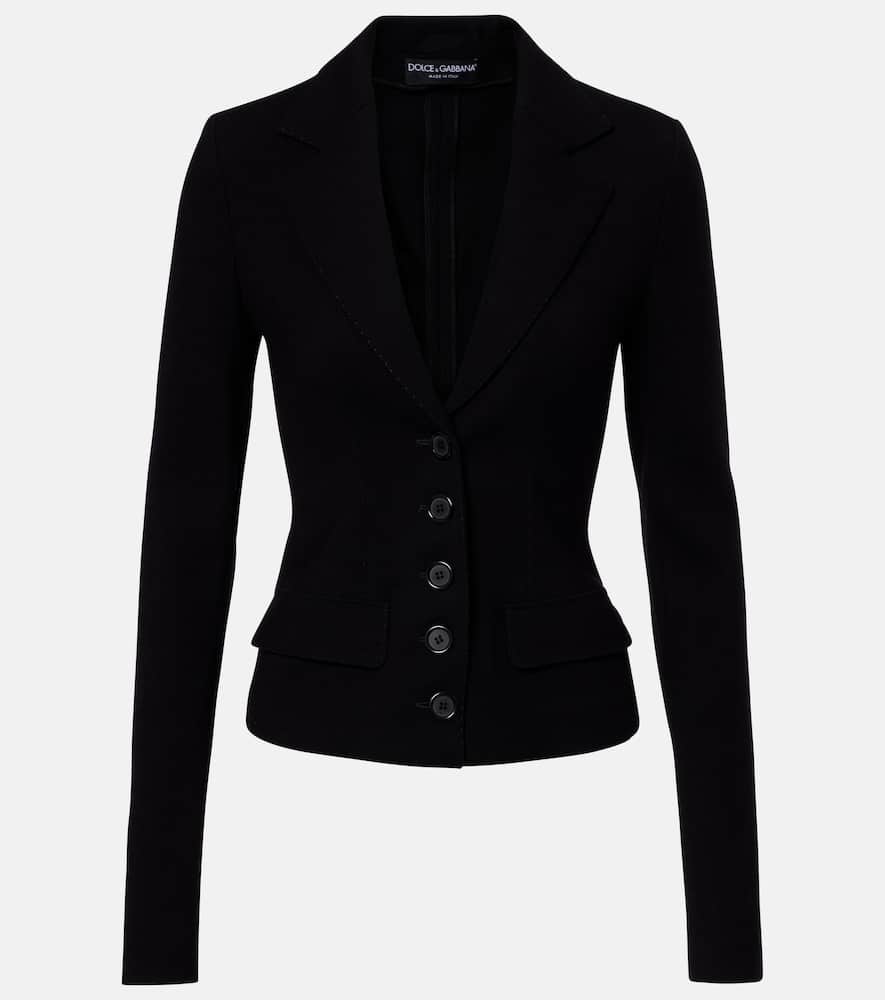 Wool-blend canvas jacket
