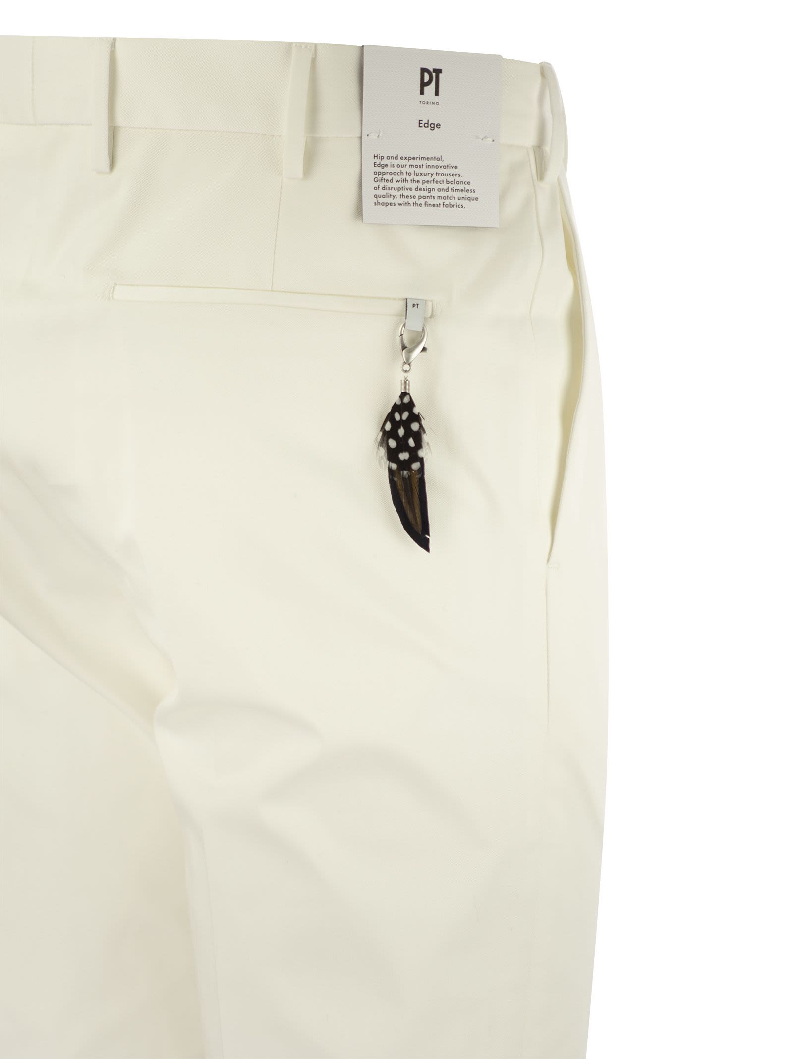 Pt Pantaloni Torino Dieci Cotton Trouser