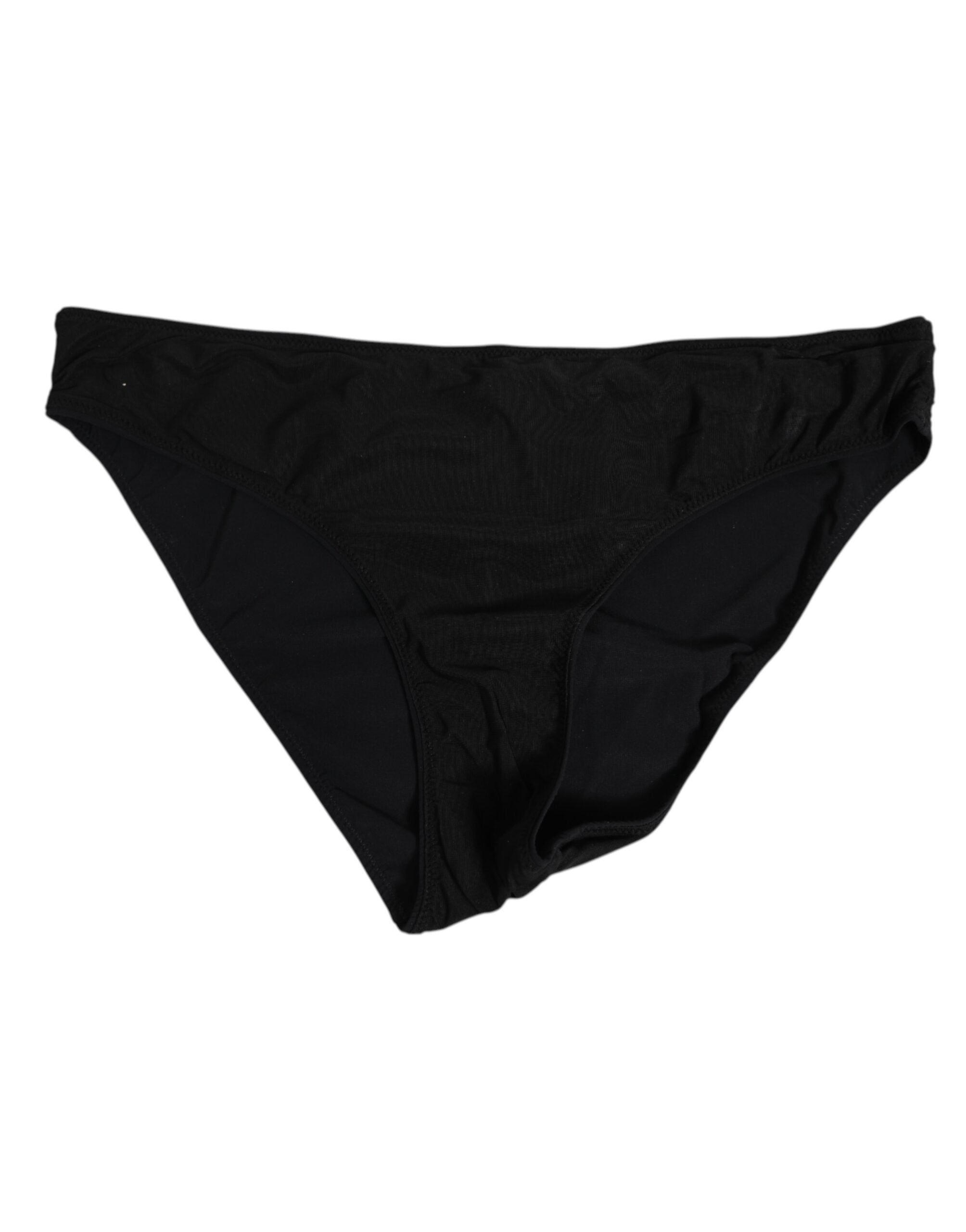 Nylon Stretch Brief — Black