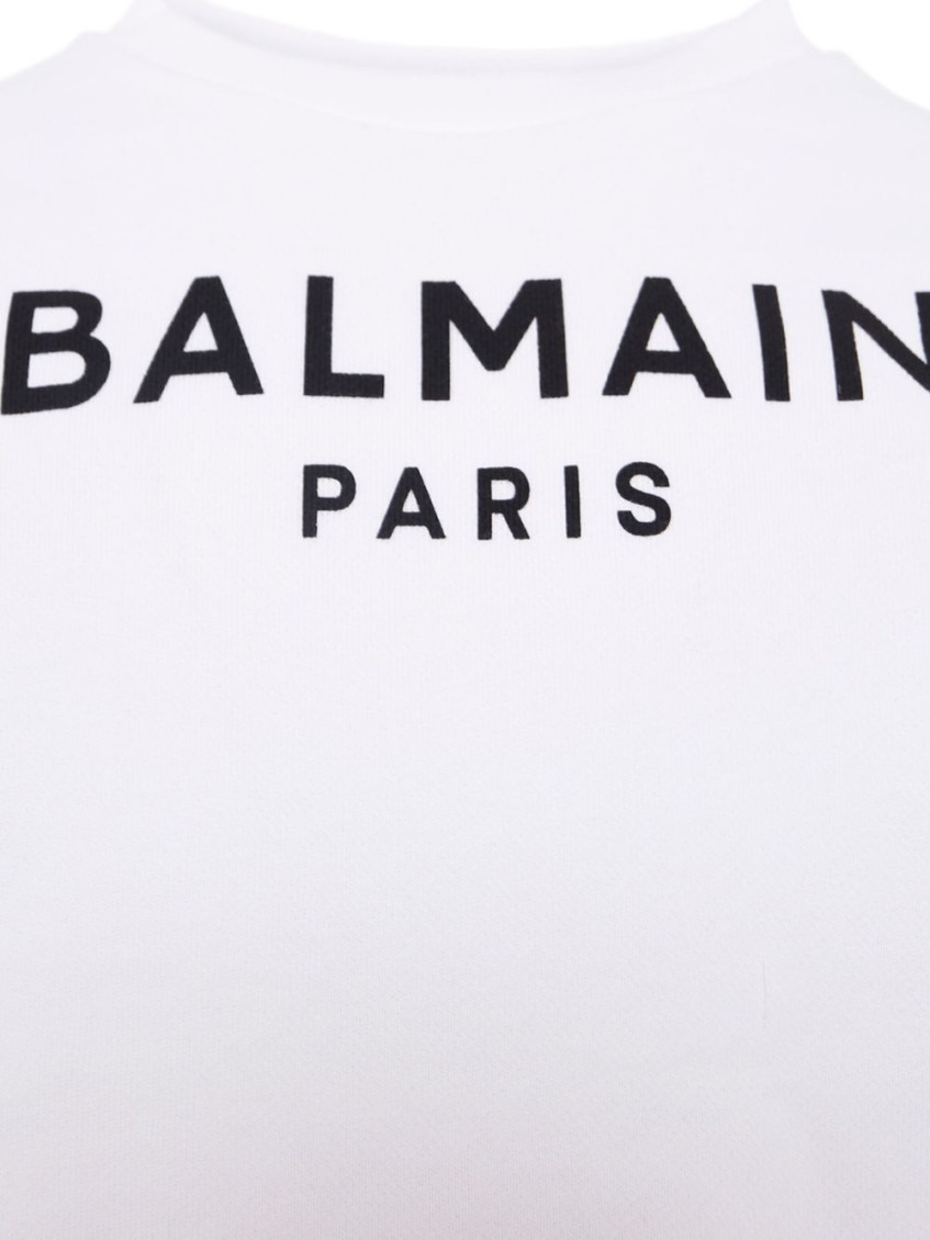 Boys White Logo Sweatshirt