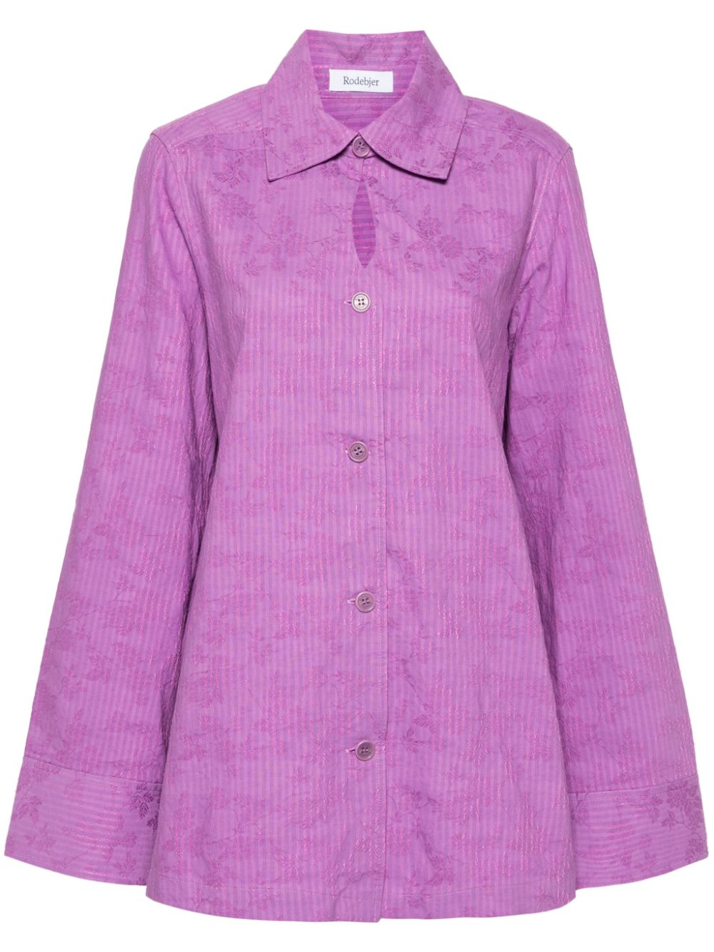 Bahar striped shirt - Purple