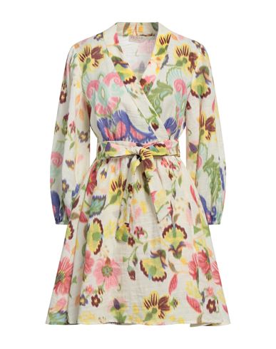 Woman Mini dress Light yellow