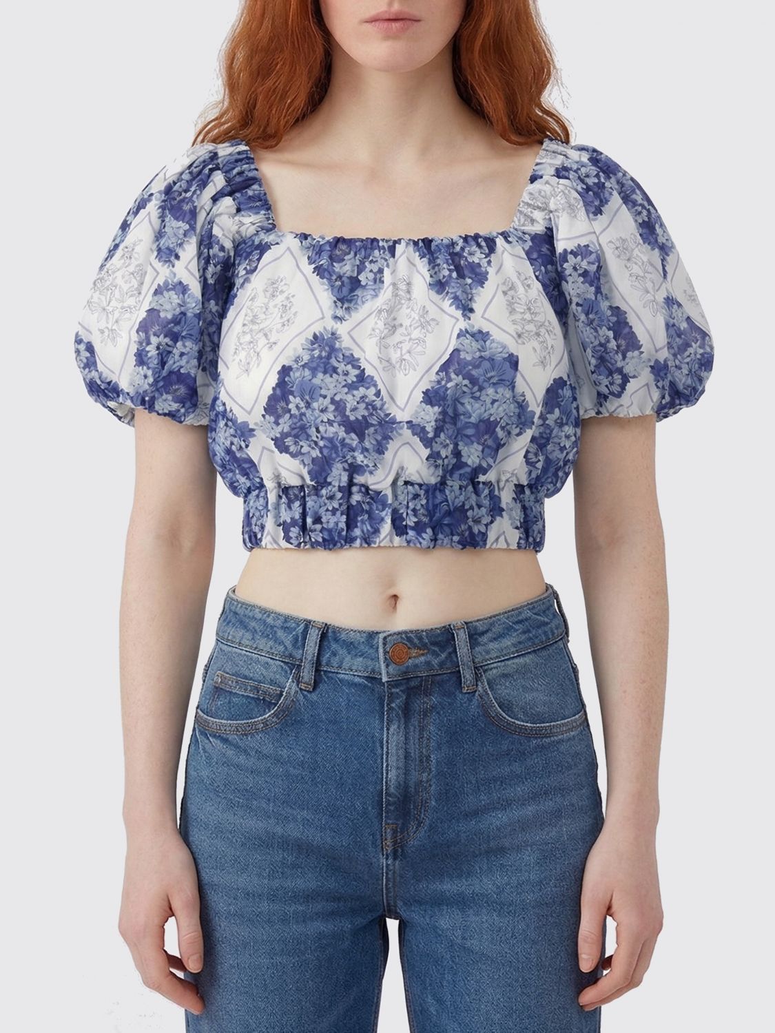 Top Woman color Blue