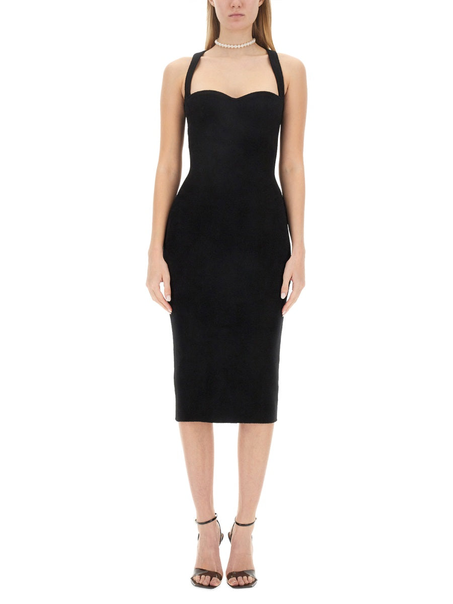 Sweetheart-neck Sleeveless Dress