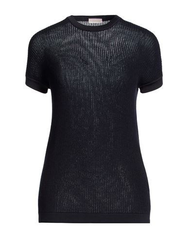 Woman Sweater Midnight blue Size L Cashmere, Silk