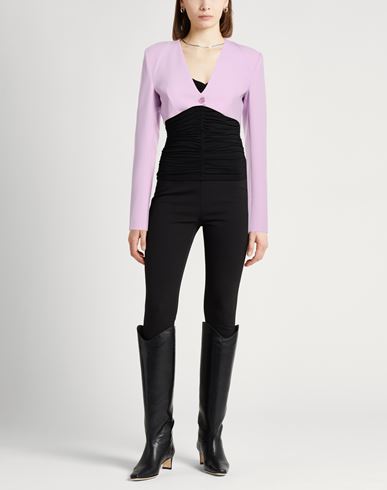 Woman Jacket Lilac Size 4 Polyester, Elastane