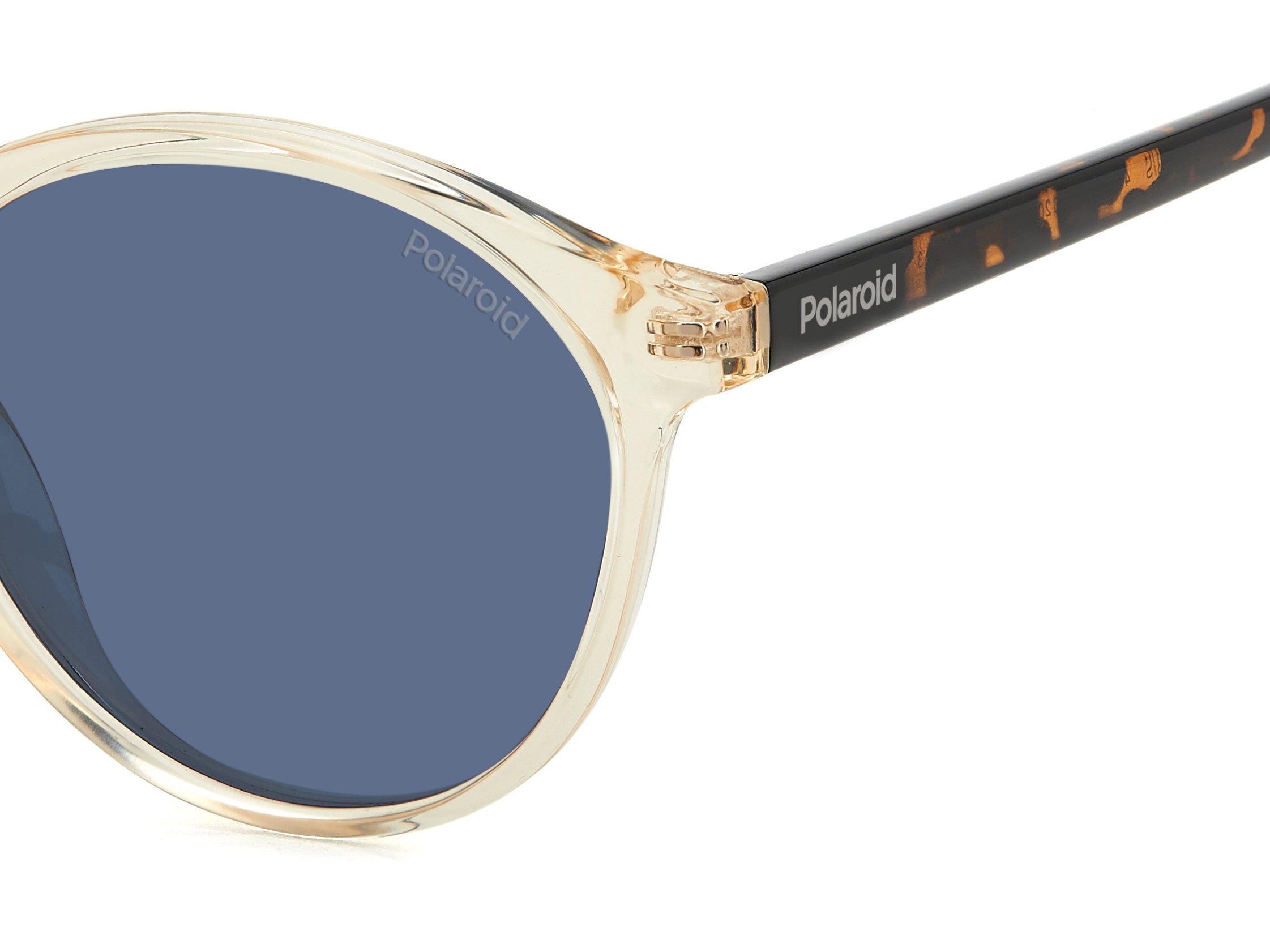 Polaroid Man Polaroid PLD 4153/S 40G/C3 Sunglasses Polycarbonate Yellow Blue Round Polarized