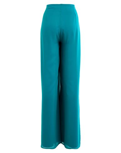 Woman Pants Emerald green Size 8 Viscose, Polyamide, Polyester