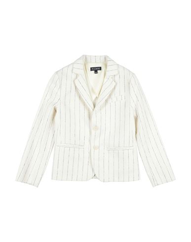 Kid Boy Blazer Off white Size 12 Cotton, Polyester