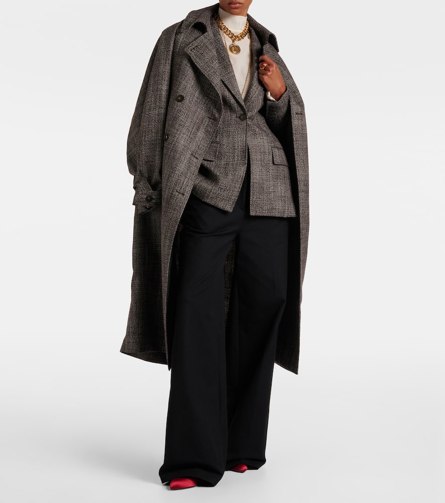 Yukio gabardine straight pants