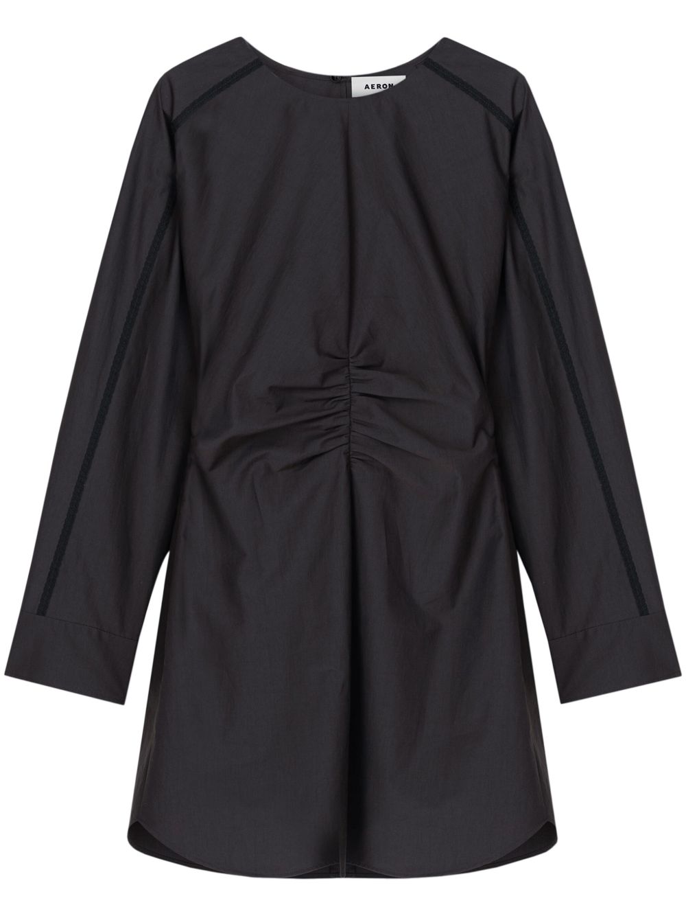 Gathered mini dress - Grey