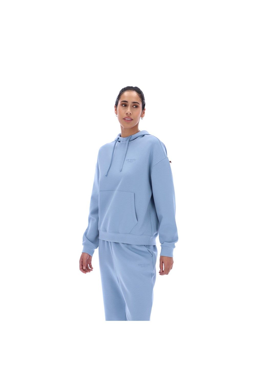 Ted Baker Women's Heidi Core Scuba Hoodie in Light Blue | : Mediu
