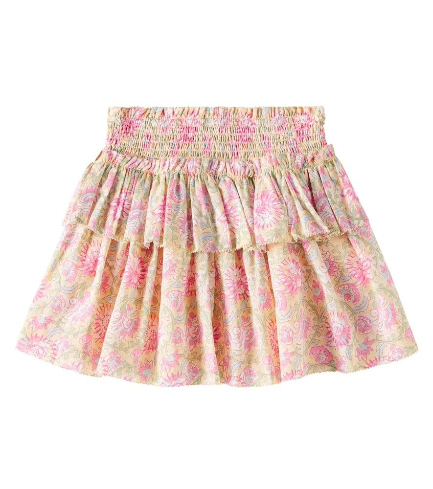 Louise Misha Roumia floral cotton voile skirt