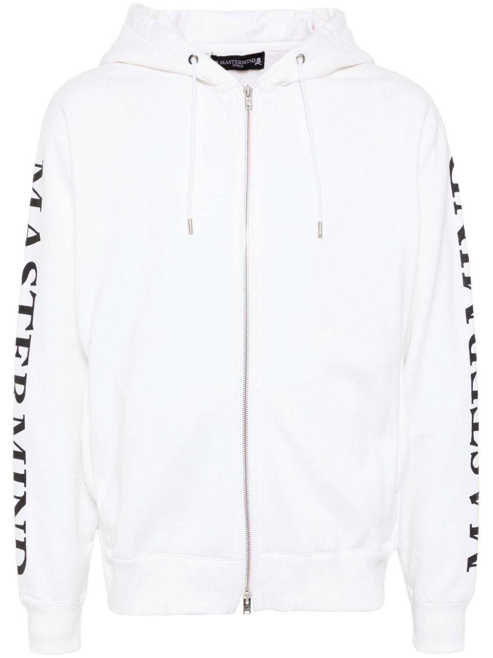 Logo print hoodie - White