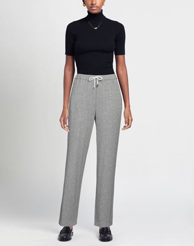 Woman Pants Grey Size 8 Viscose, Wool, Polyester, Elastane, Cotton